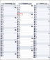 Preview: 3-MONATSPLANER - BÜROPLANER - OFFICE PLANER